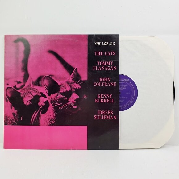 New Jazz 8217 Cats Coltrane Flanagan Burrell Sulieman Vinyl Record 1983 - Picture 1 of 11